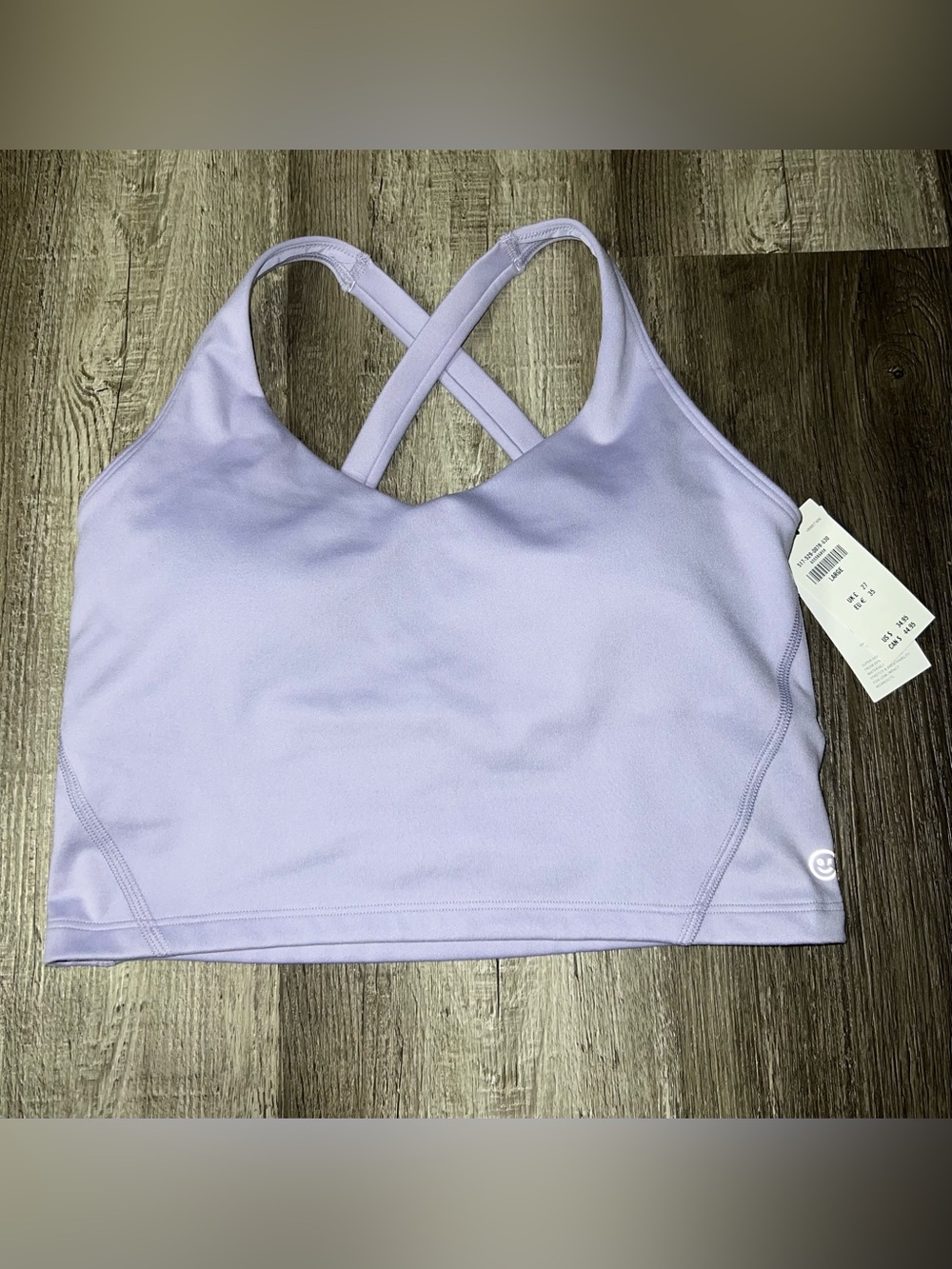Gilly Hicks Active Recharge Strappy Plunge Crop Top Tank/Sports Bra